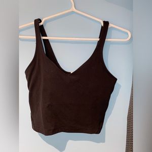 Black lululemon top size 4